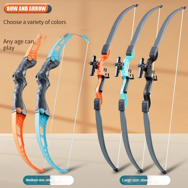 52Cm Kids Archery Bow and Arrow Set - Perfect Outdoor Shooting Toy with Target for Boys and Girls!