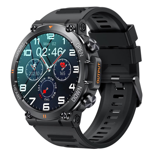 K56Pro Men's Smart Watch - Heart Rate Monitor, Bluetooth Connectivity, 1.39" HD Screen, 400mAh Long Battery Life, Perfect for Outdoor Sports